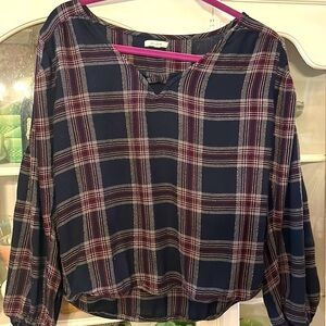 Maurice’s plaid top